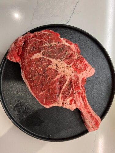Australian tomahawk steak, approximately 1.2 kg photo review