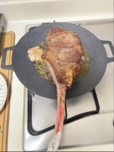 Australian tomahawk steak, approximately 1.2 kg photo review